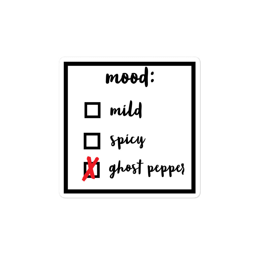 Mood: Ghost Pepper Sticker