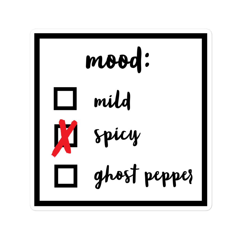 Mood: Spicy Sticker