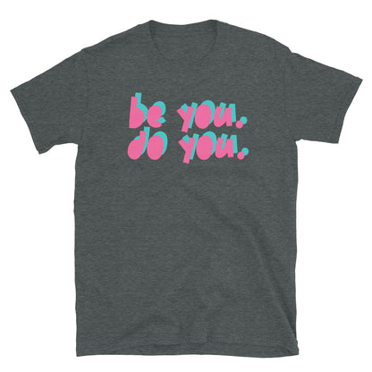 BYDY - Pink/Teal Logo - Adult T-Shirt