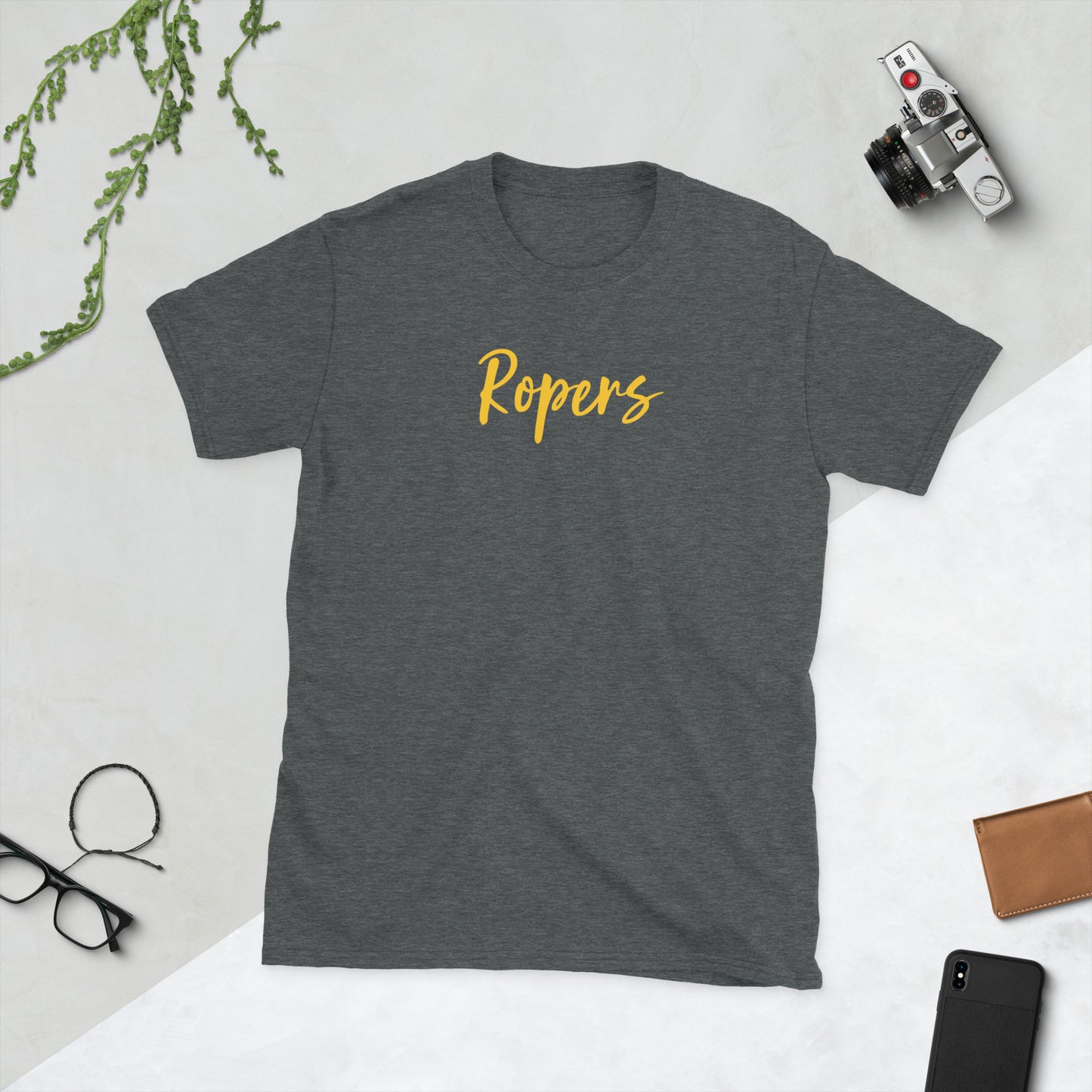 Tulsa Will Rogers Ropers - Gold Logo - Adult T-Shirt