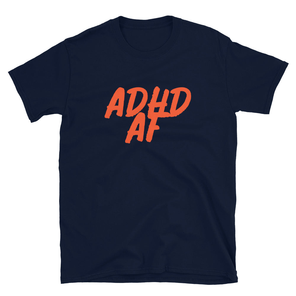 ADHD AF - Orange Logo - Adult T-Shirt