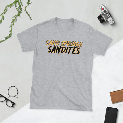 Sand Springs Sandites - Adult T-Shirt