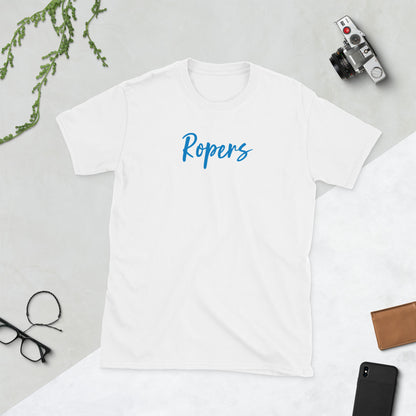 Tulsa Will Rogers Ropers - Blue Logo - Adult T-Shirt