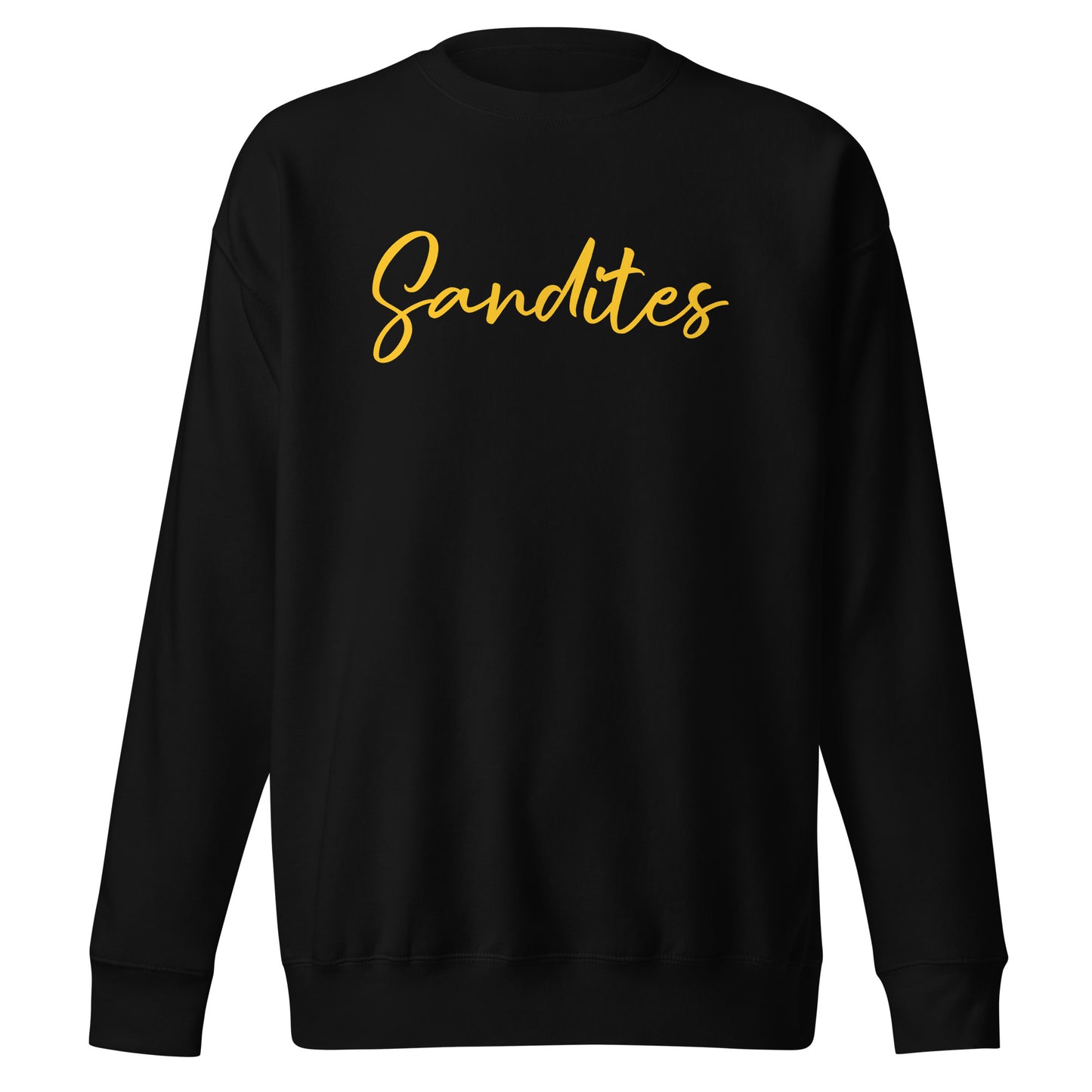 Sandites - Yellow Logo - Adult Sweatshirt