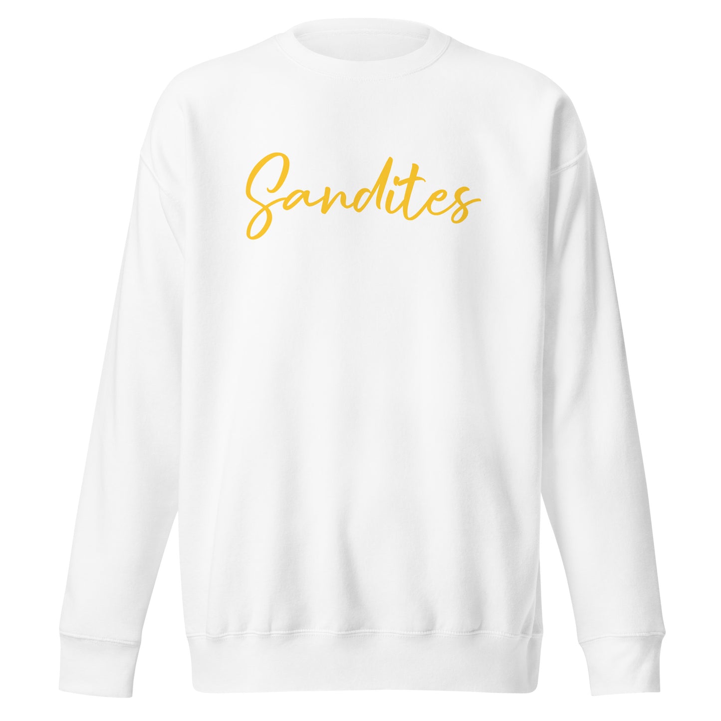 Sandites - Yellow Logo - Adult Sweatshirt