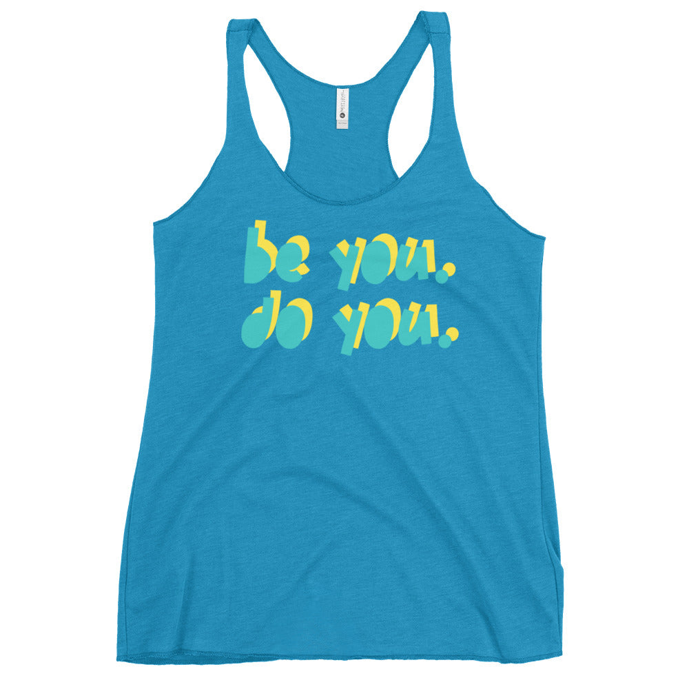 BYDY - Teal/Yellow - Women's Tank